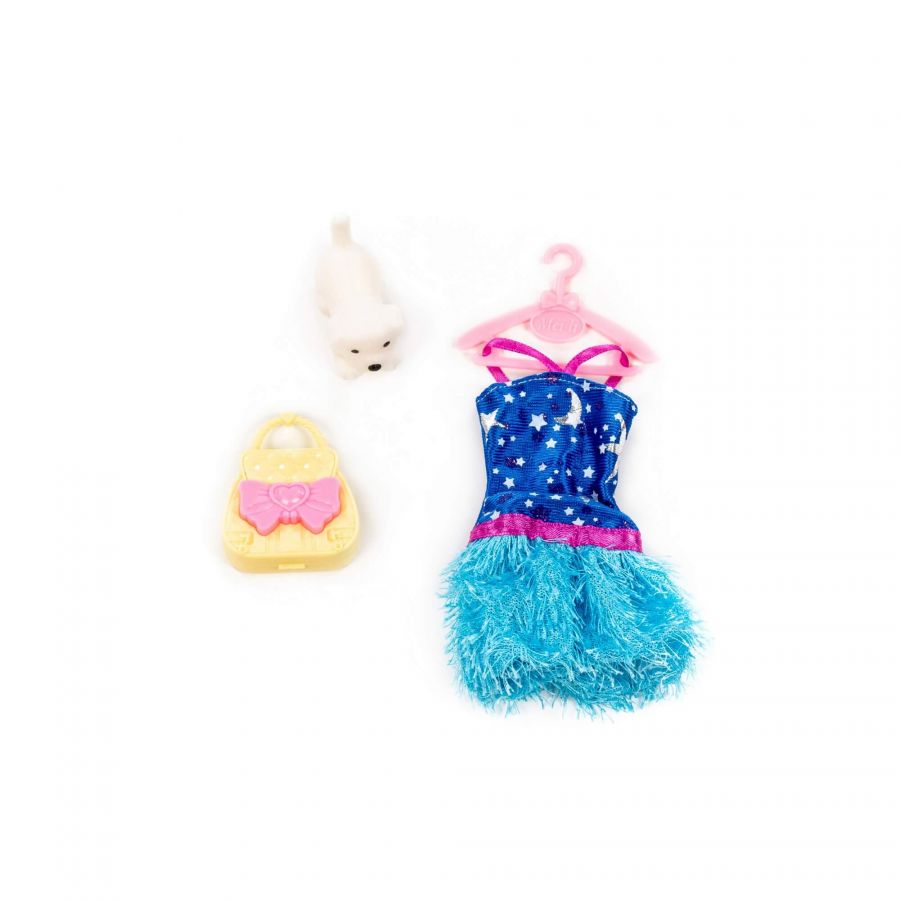 Кукла "Ксюша" (30 см) в вечернем платье + аксессуары (8 элементов) (в коробке №3)