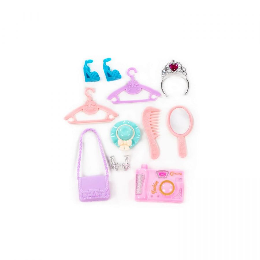 Кукла "Ксюша" (30 см) в бальном платье + аксессуары (12 элементов) (в коробке №4)