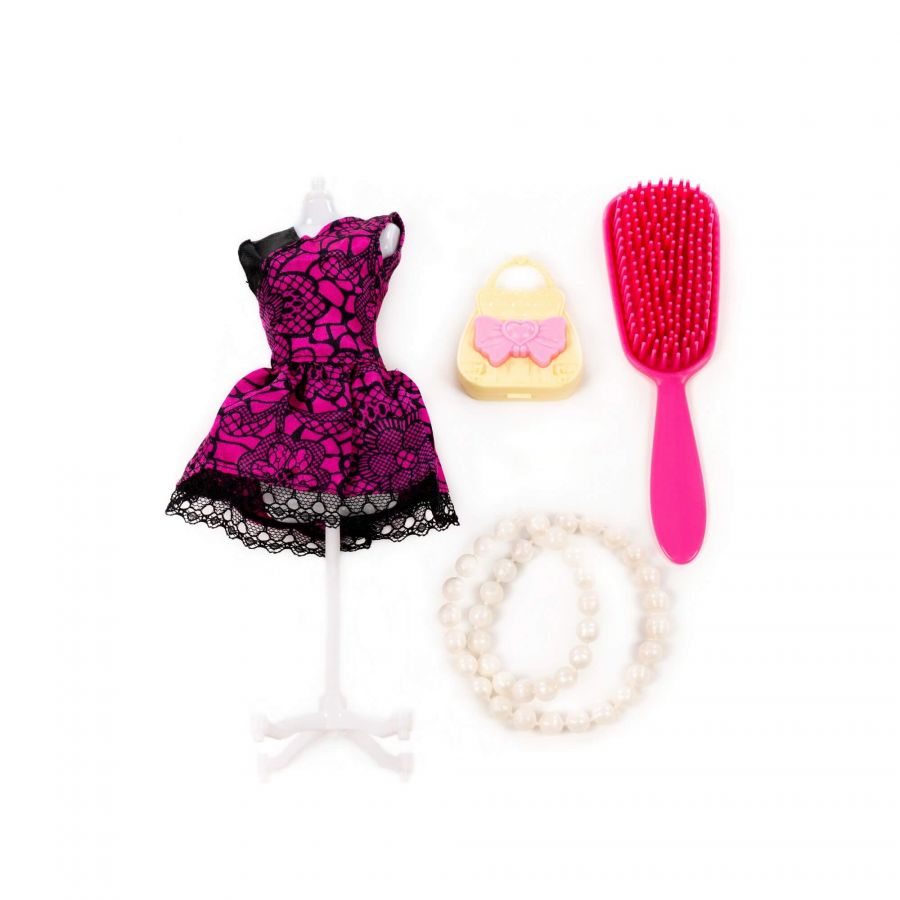 Кукла "Ксюша" (30 см) в костюме + аксессуары (5 элементов) (в коробке №4)