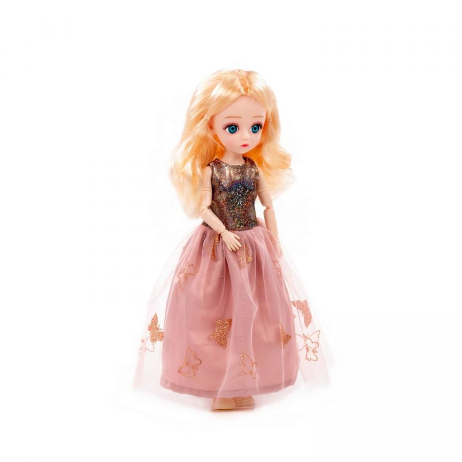 Кукла "Даша" (29 см) в пышном платье (в коробке №1)