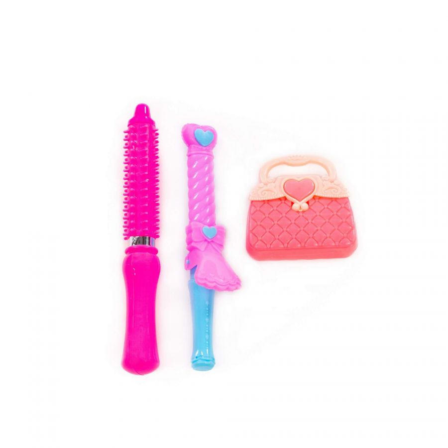 Кукла "Даша" (29 см) у парикмахера + аксессуары (3 элемента) (в коробке №2)