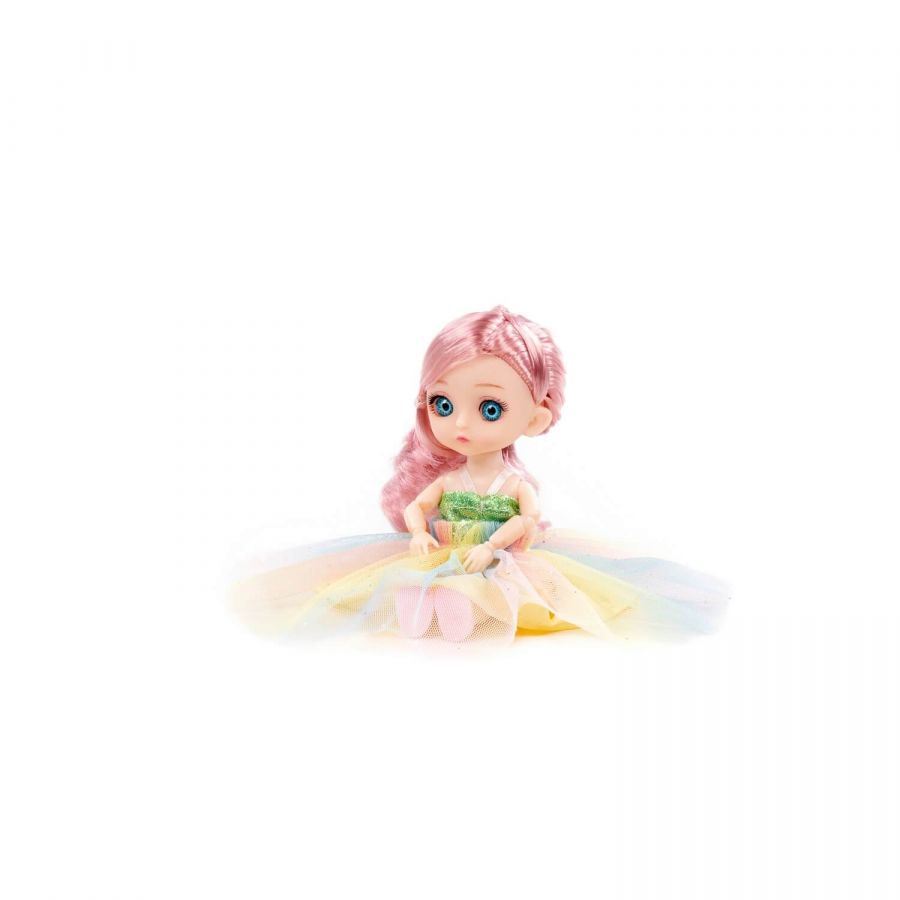 Кукла "Маша" (16 см) в нарядном платье (в коробке №1)