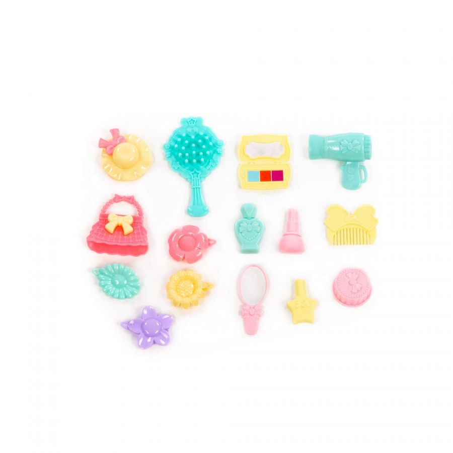 Кукла "Маша" (16 см) у стилиста + аксессуары (16 элементов) (в коробке №3)