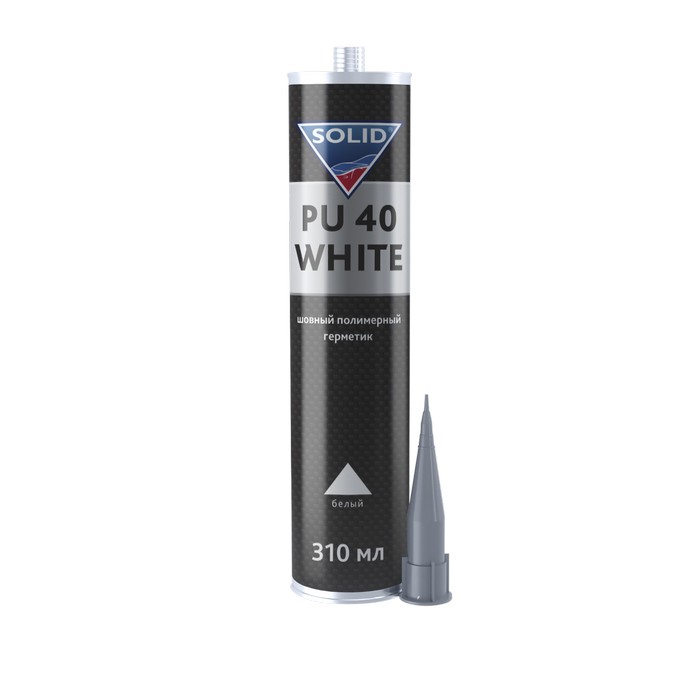 Solid PROF PU 40 WHITE шовный полимерный герметик, цвет: белый, 310мл.