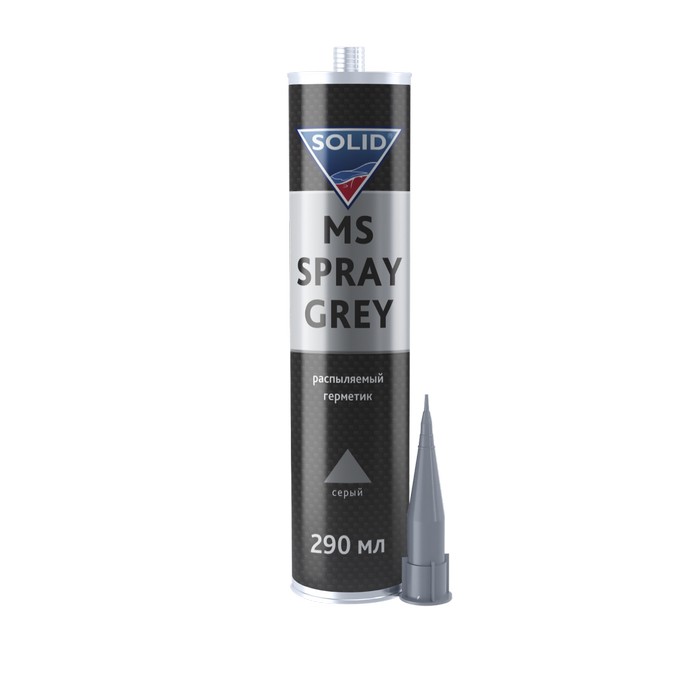 Solid PROF MS SPRAY GREY распыляемый герметик, цвет: серый, 290мл.