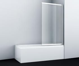 Стеклянная шторка на ванну WasserKRAFT Main 41S 41S02-100 RM, цвет профиля хром