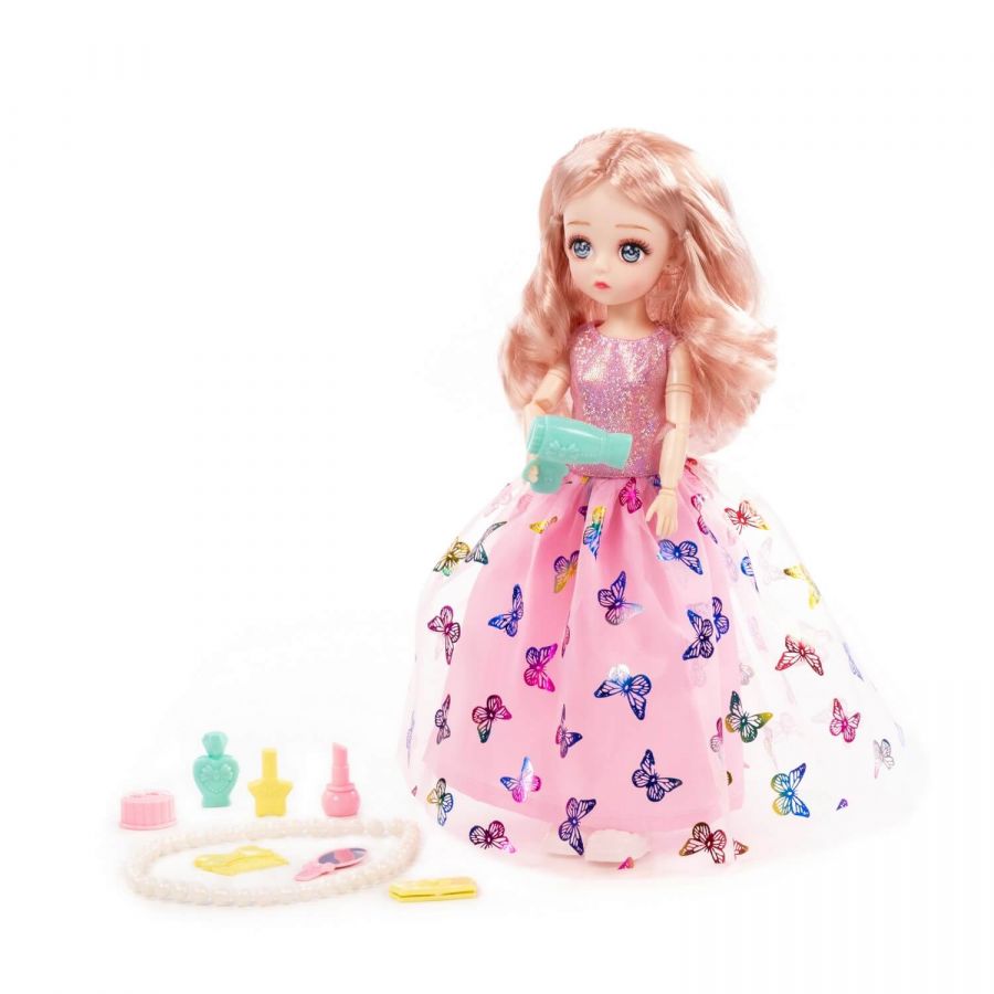 Кукла "Даша" (29 см) на вечеринке + аксессуары (10 элементов) (в коробке №2)