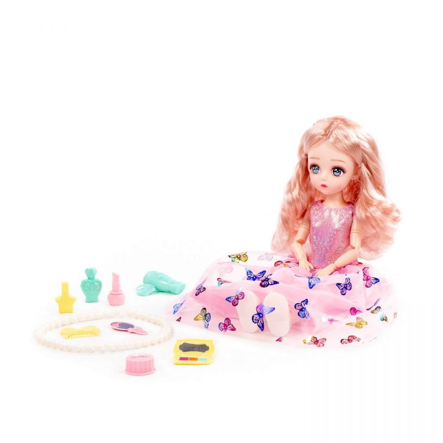 Кукла "Даша" (29 см) на вечеринке + аксессуары (10 элементов) (в коробке №2)