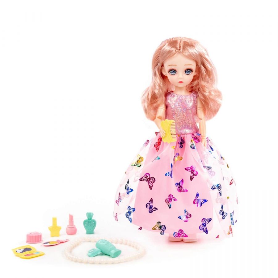 Кукла "Даша" (29 см) на вечеринке + аксессуары (10 элементов) (в коробке №2)