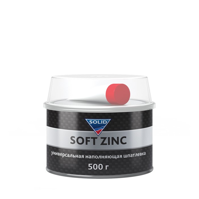 Solid PROFESSIONAL LINE SOFT ZINC универсальная наполняющая шпатлевка, 500г.
