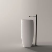 Раковина напольная Alice Nur 45x40xВ92 Open без отверстия под смеситель 33230101 схема 1