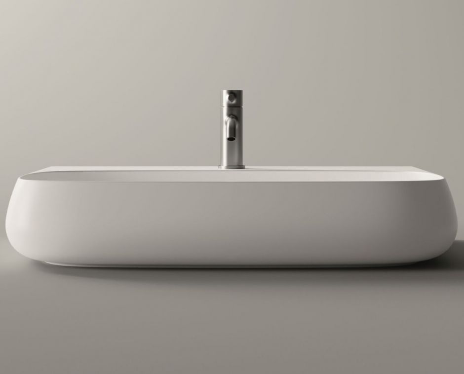 Изображение Раковина накладная/подвесная Alice Nur 75x45xВ14 без отверстия под смеситель 33170101N