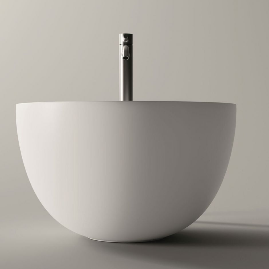 Изображение Раковина накладная Alice Unica Round 50х50хВ30 без отверстия под смеситель 32160101