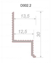 Профиль для оконных и дверных проемов D002.2