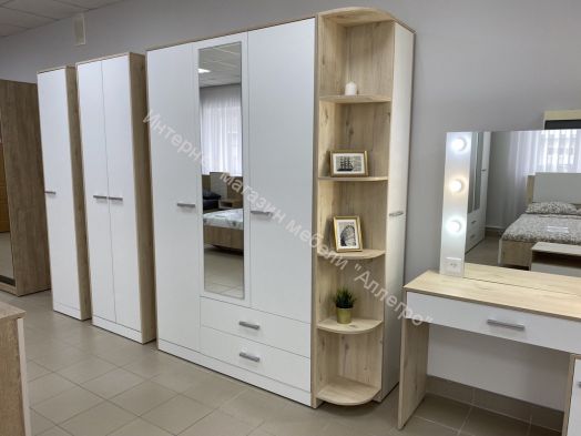 Шкаф 2-х створчатый с полками 700 "Милана"