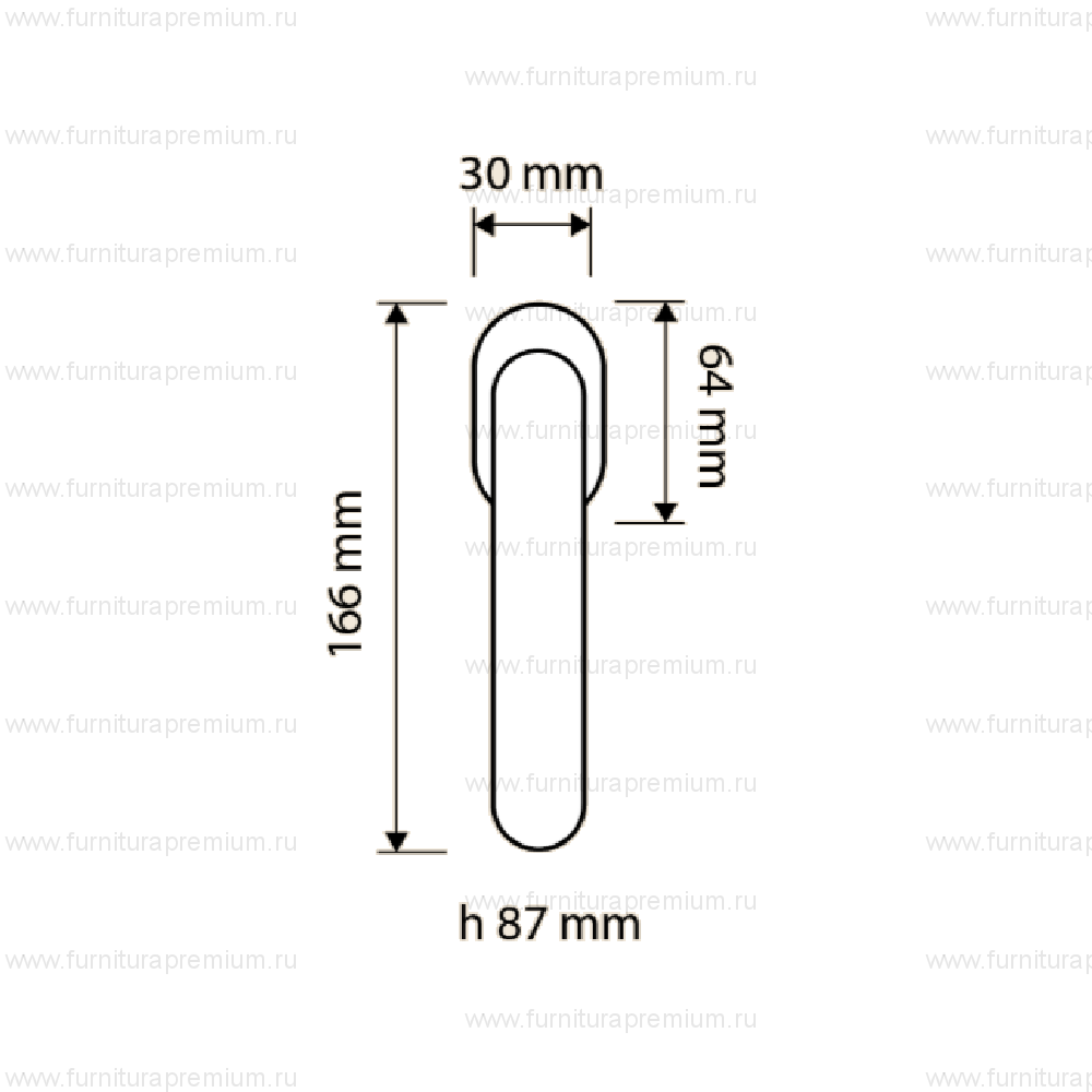 Оконная ручка Linea Cali Luce 1445 DK