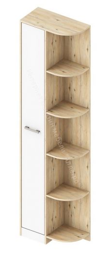 Шкаф-стеллаж "Милана" (левый)