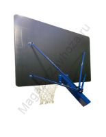 Щит баскетбольный тренировочный 1200х900, фанера 18мм, с кольцом, сеткой AV441/50