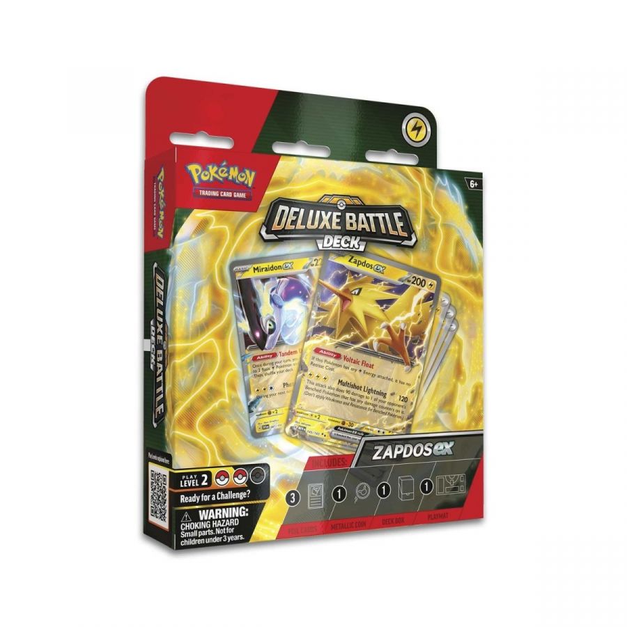 Pokemon: Zapdos ex Deluxe Battle Deck - English