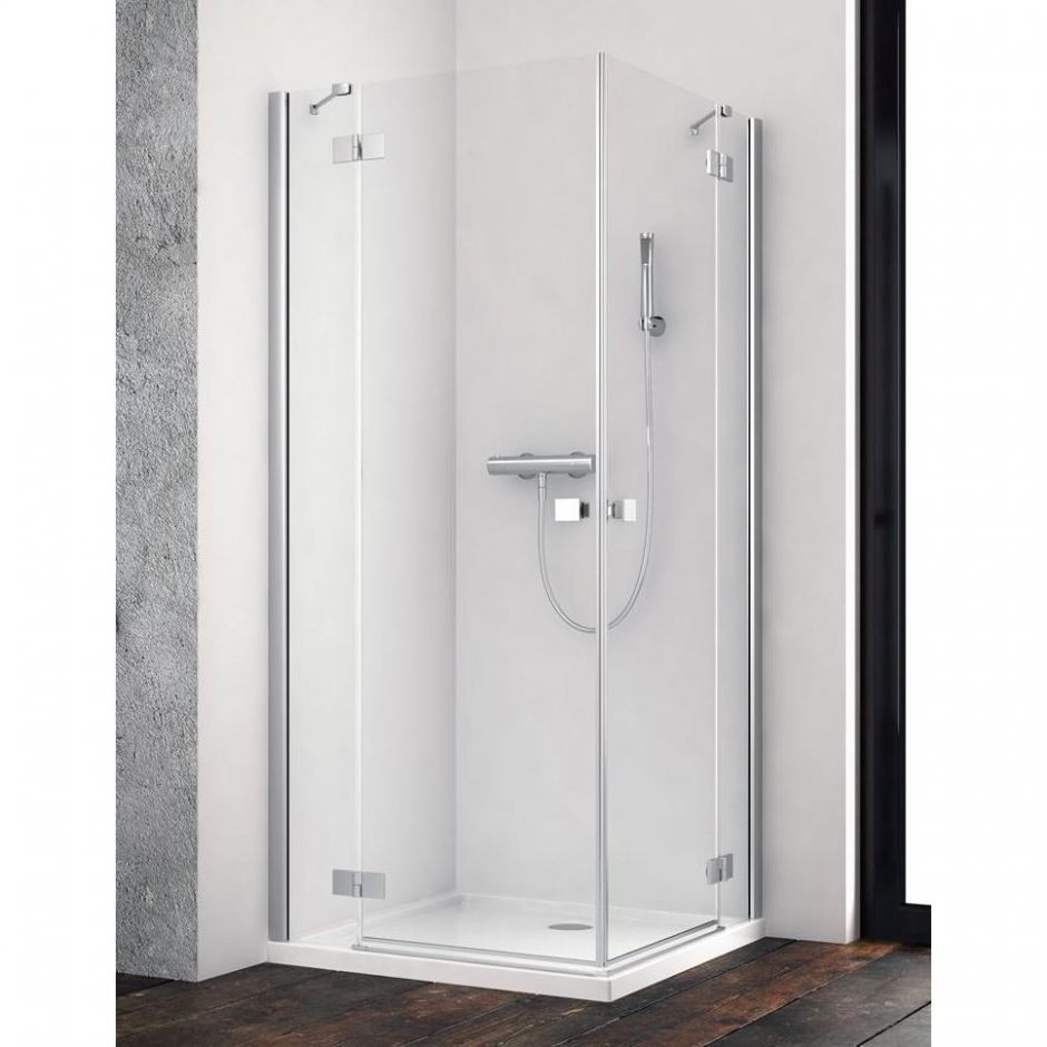 Изображение Распашное душевое ограждение Radaway Essenza New KDD двухдверное 80х80 см