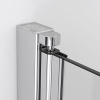 Душевой уголок Radaway Eos KDD B стеклянный цвета хром 80х100 см схема 5