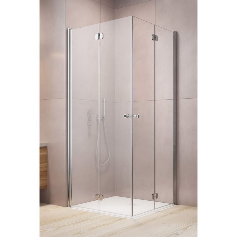 Изображение Душевой уголок Radaway Eos KDD B стеклянный цвета хром 90х100 см