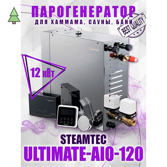 Парогенератор для хамама Steamtec TOLO AIO 120 - 12 кВт