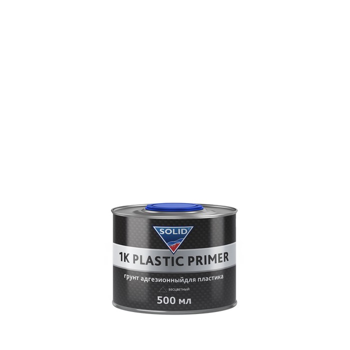 Solid PROF 1K PLASTIC PRIMER 500 Грунт адгезионный для пластика в банке, бесцветный, 500мл.