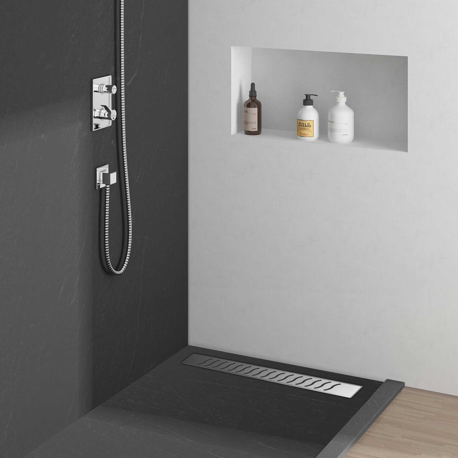 Душевой лоток Vincea SAY OPTIMA BUKLE SAY.601.60.P.BUK цена от 9 540 ₽ Фото Душевой лоток Vincea SAY OPTIMA BUKLE SAY.601.60.P.BUK