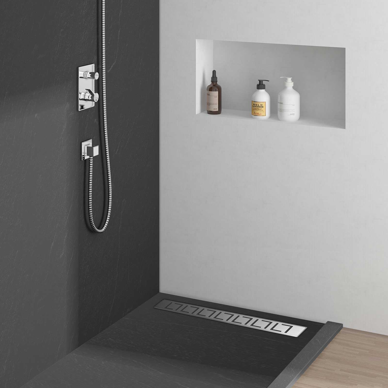 Душевой лоток Vincea SAY OPTIMA BUKLE SAY.601.70.P.BLOK цена от 10 580 ₽ Фото Душевой лоток Vincea SAY OPTIMA BUKLE SAY.601.70.P.BLOK