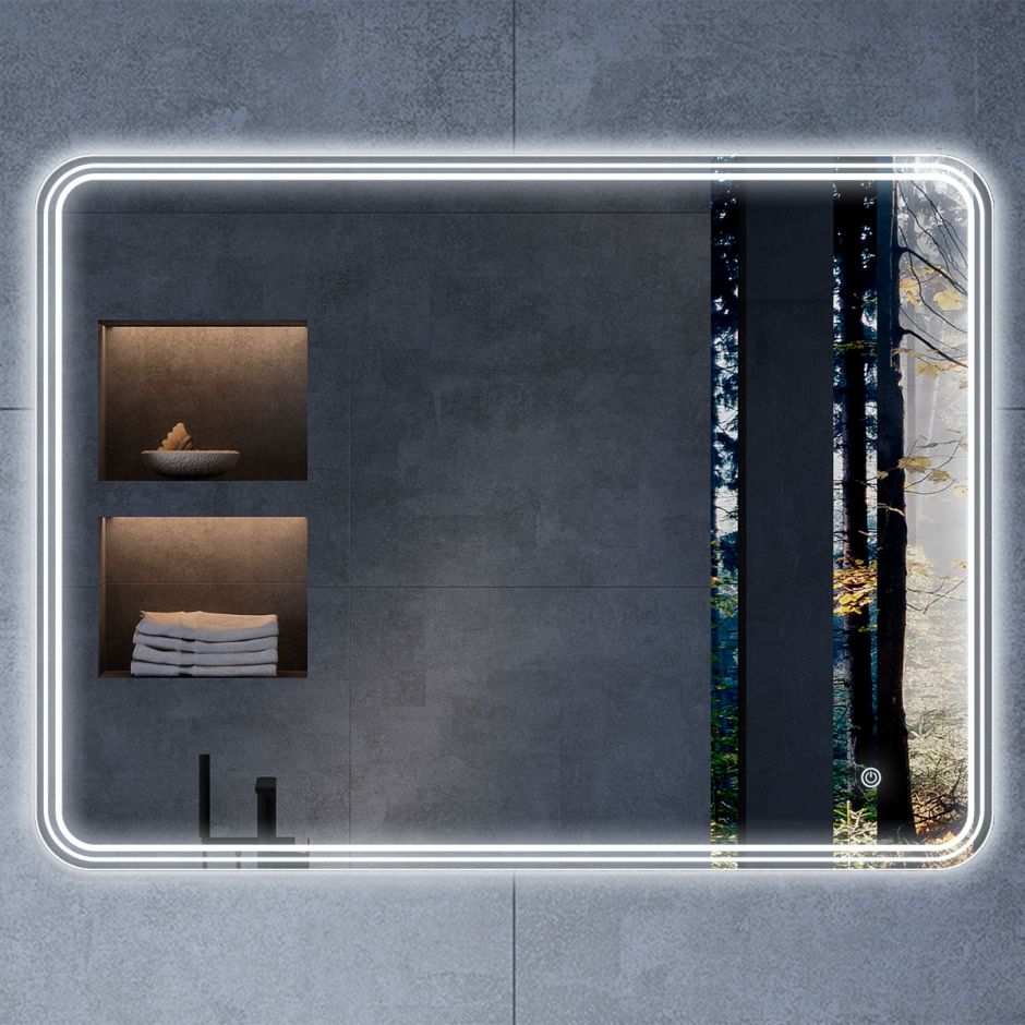 Изображение Зеркало прямоугольное Vincea VLM-3MA100 100х80 см