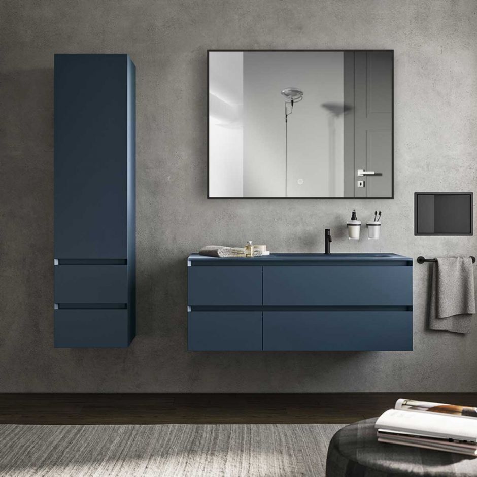 Изображение Зеркало Vincea VLM-3VN100B LED с чёрной окантовкой, выполненной методом УФ 3Д печати 100х80 см