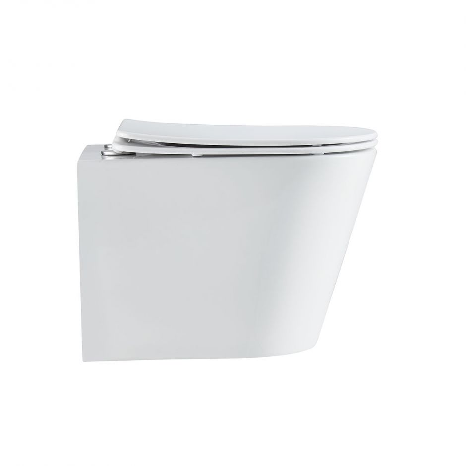 Подвесной унитаз Vincea Tornado Piatti VT1-11T с ультратонкой быстросъемной крышкой-сиденьем с плавным опусканием ФОТО