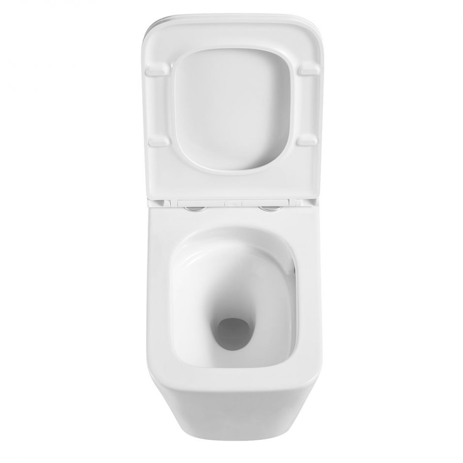 Подвесной унитаз Vincea Tornado Q-Line VT1-12T с ультратонкой быстросъемной крышкой-сиденьем с плавным опусканием ФОТО