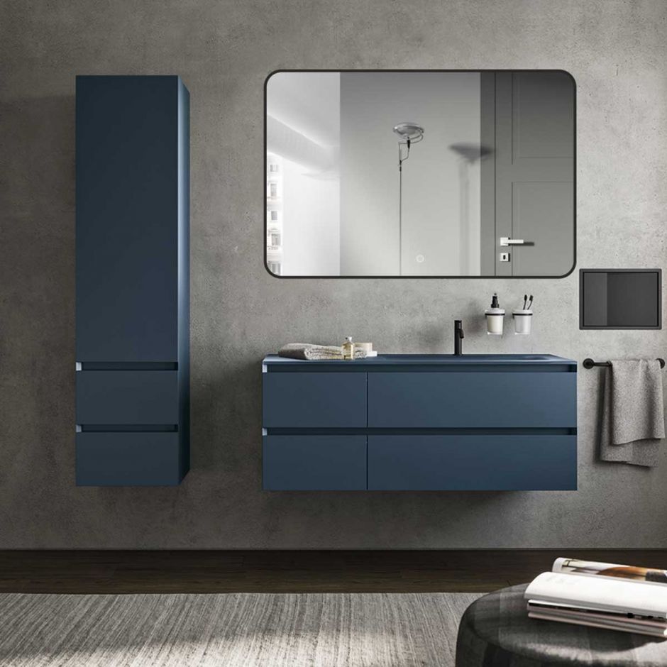 Изображение Зеркало Vincea VLM-3VC120B LED с чёрной окантовкой, выполненной методом УФ 3Д печати 120х80 см