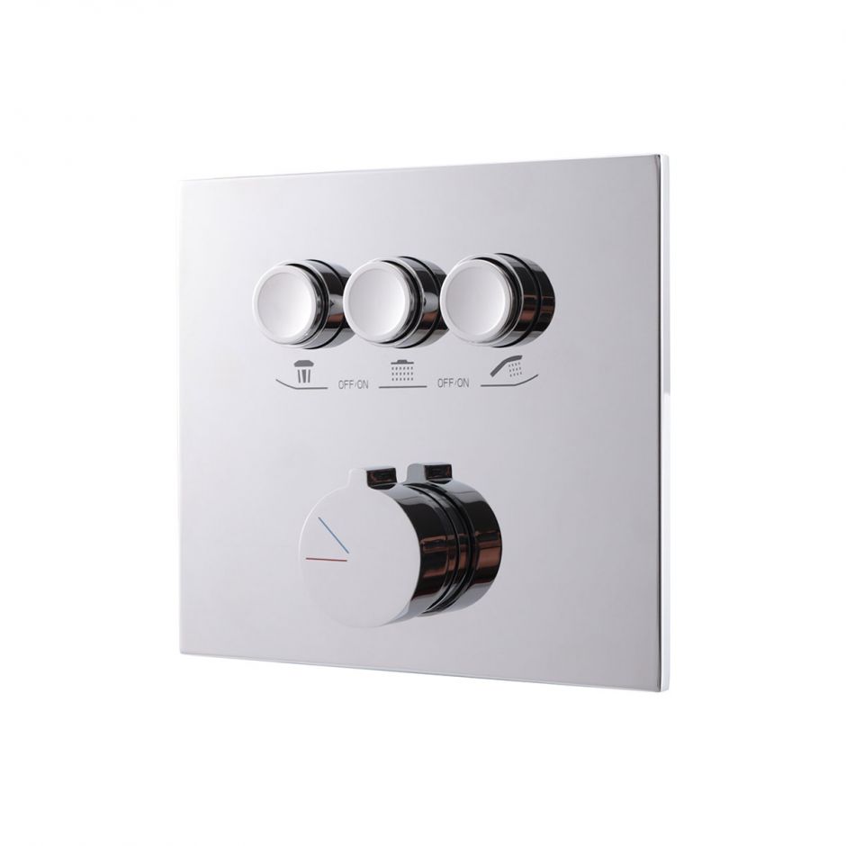 Изображение Встраиваемый трехфункциональный смеситель для душа Vincea VSCV-431CH