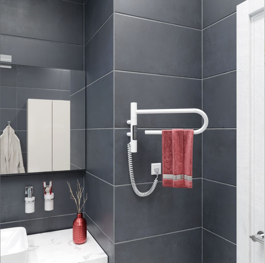 Изображение Полотенцесушитель элетрический из нержавеющей стали с таймером VTD-1P1WE