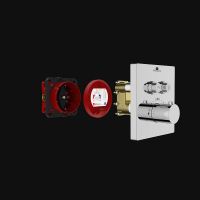 Встраиваемый смеситель для душа  2-х функциональный Vincea INSPIRE VSCV-321TCH схема 3