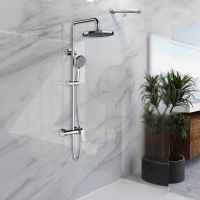 Душевая стойка с каскадным изливом Vincea ARCO VSFS-4AR1CH схема 2