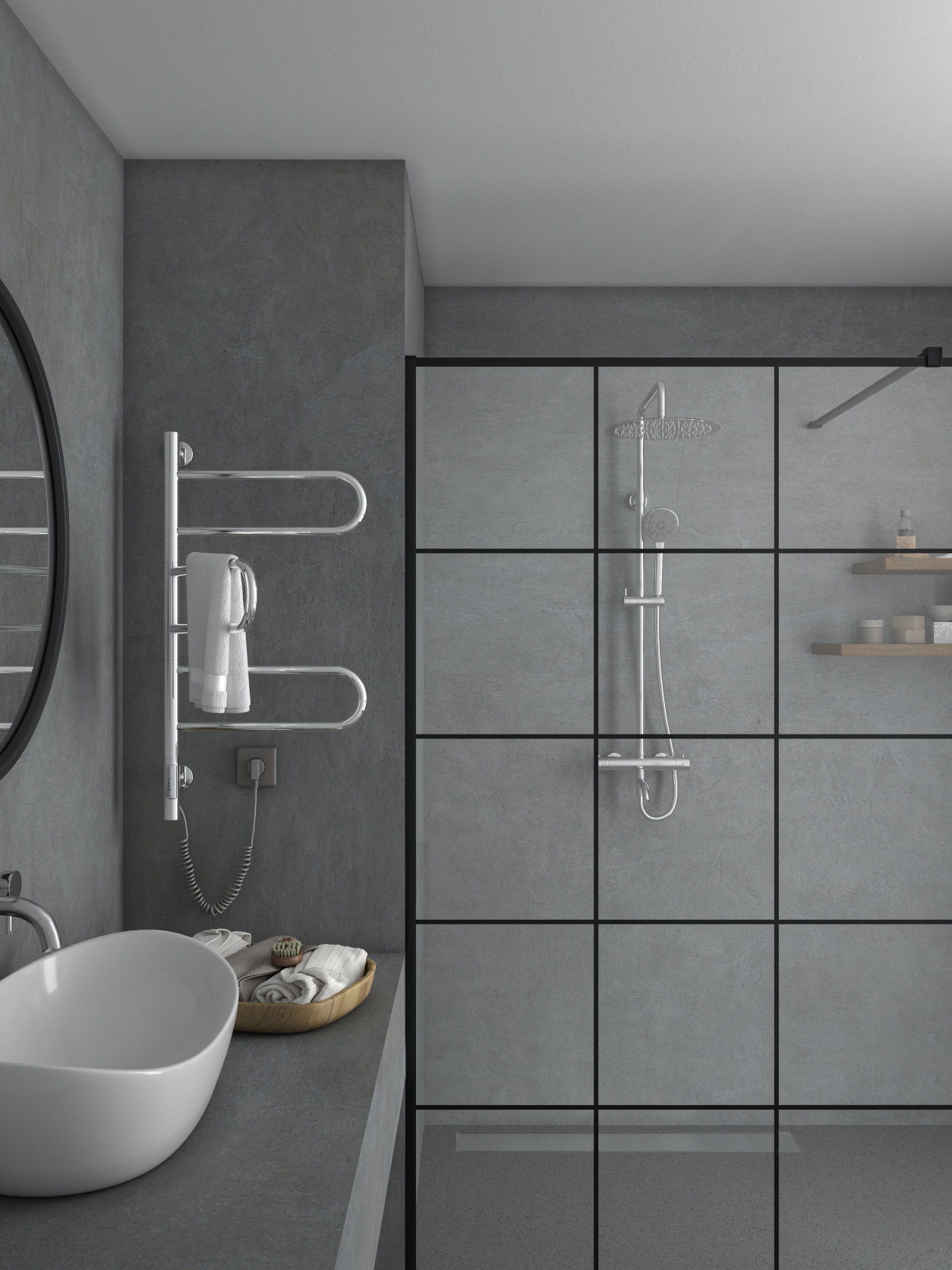 Полотенцесушитель элетрический из нержавеющей стали с таймером VTD-1R2CE цена от 22 010 ₽ Фото Полотенцесушитель элетрический из нержавеющей стали с таймером VTD-1R2CE