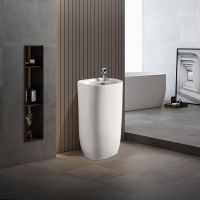 Напольная керамическая раковина Vincea VBS-2P202 схема 1