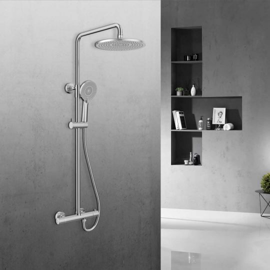 Душевая стойка без излива Vincea ESSE VSFS-1E0TCH схема 2 Душевая стойка без излива Vincea ESSE VSFS-1E0TCH схема 2