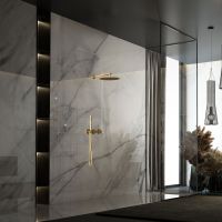 Встраиваемый душевой комплект с верхним и ручным душем GROOVE VSFW-4G01MB схема 9 Встраиваемый душевой комплект с верхним и ручным душем GROOVE VSFW-4G01MB схема 9