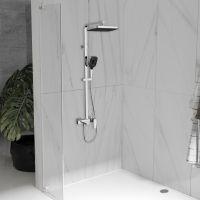 Душевая стойка с поворотным изливом Vincea CUBE VSFS-4C12CH схема 2