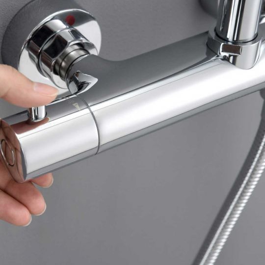 Душевая стойка с изливом Vincea ESSE VSFS-1E1TCH схема 3 Душевая стойка с изливом Vincea ESSE VSFS-1E1TCH схема 3