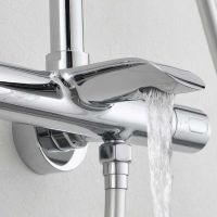 Душевая стойка с изливом Vincea ESSE VSFS-1E1TCH схема 4 Душевая стойка с изливом Vincea ESSE VSFS-1E1TCH схема 4