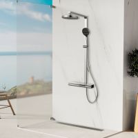 Душевая стойка с каскадным изливом Vincea ASPIRE VSFS-4AS1CH схема 2