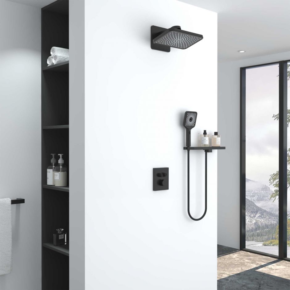 Изображение Встраиваемая душевая система Vincea INSPIRE VSFW-3I21MT4RMB