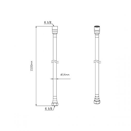 Встраиваемый трехрежимный  душевой комплект с поворотным изливом VSFW-431T1RCH схема 15