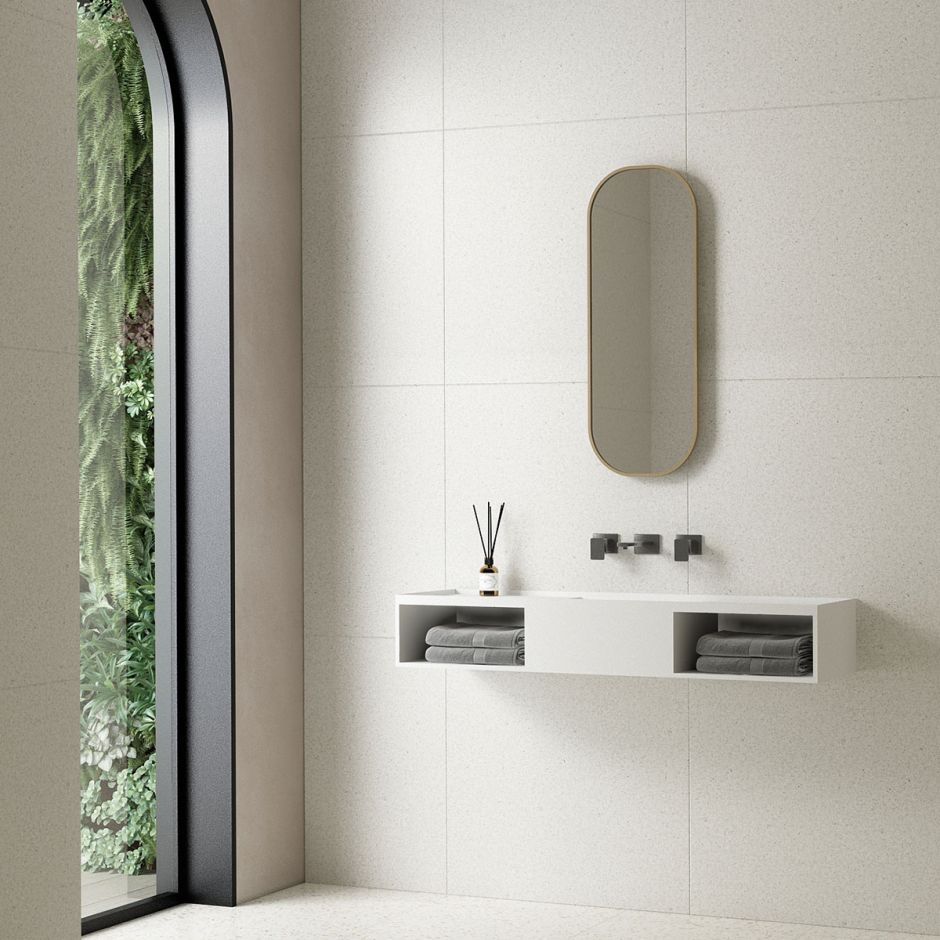 Изображение Подвесная раковина Vincea Solid Surface VWB-6S212MW